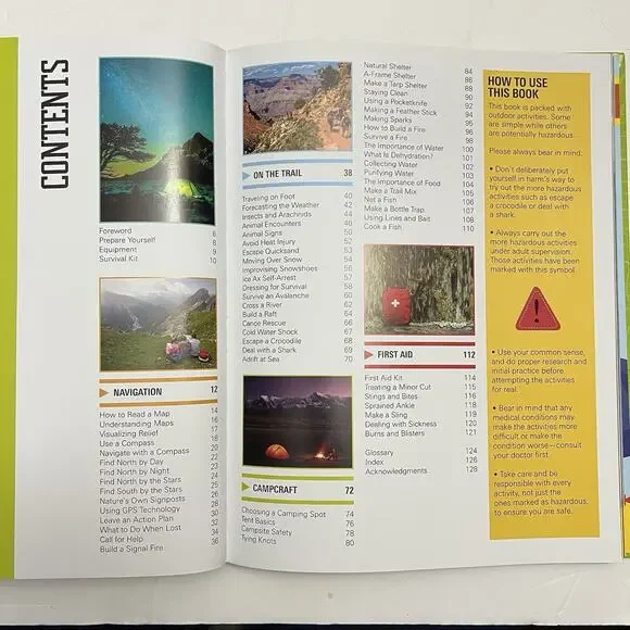 Survival A Step By Step Guide To Camping And Outdoor Skills Paperback DK Publish - Picture 7 of 13